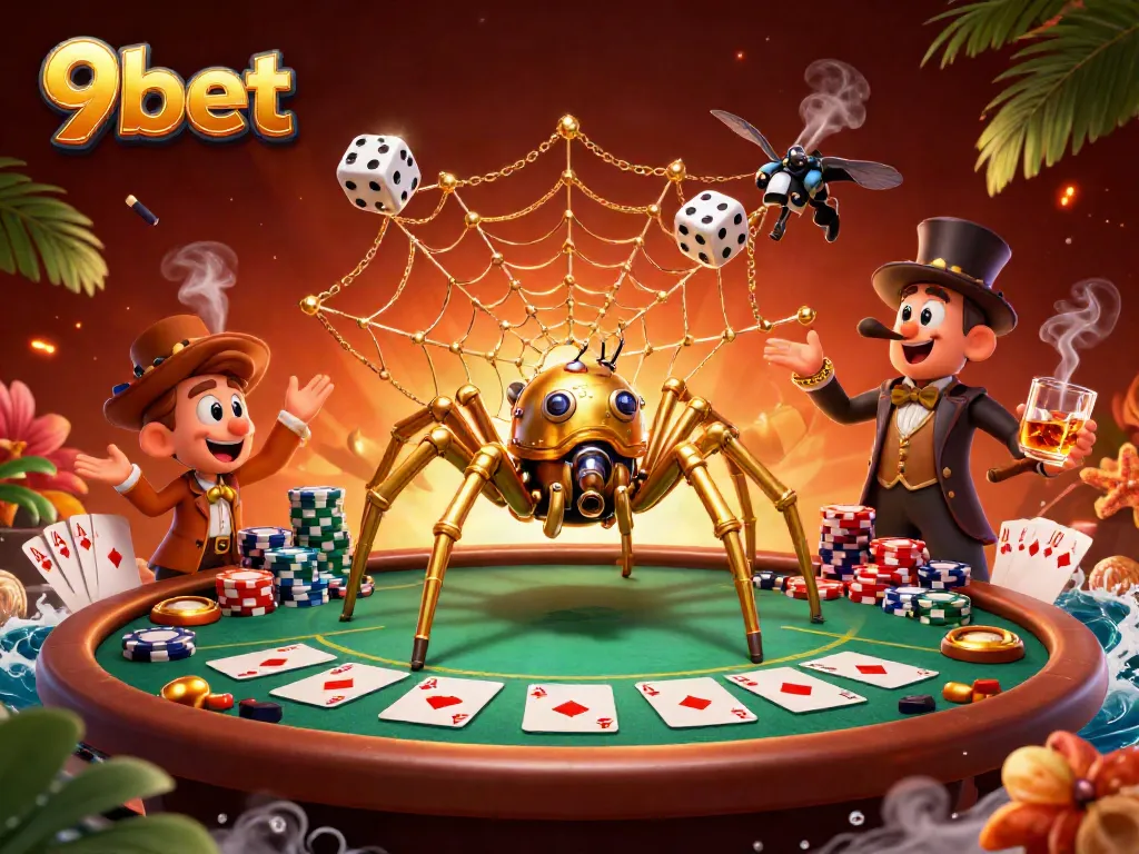 Engage with 9bet's exciting steampunk casino scene featuring intricate elements and thrilling gameplay.
