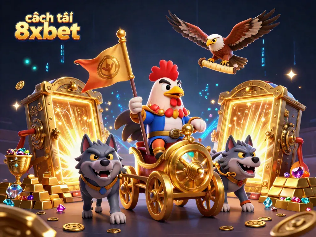 Engage in the excitement of online betting with our guide on cách tải 8xbet, showcasing vibrant casino elements.