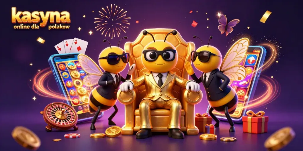 Experience excitement at kasyna online dla polakow as a bumblebee mob boss leads in a vibrant casino world.