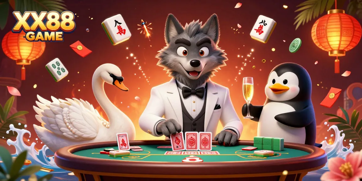 Experience the thrill of XX88 GAME casino action with vibrant characters and dynamic elements.