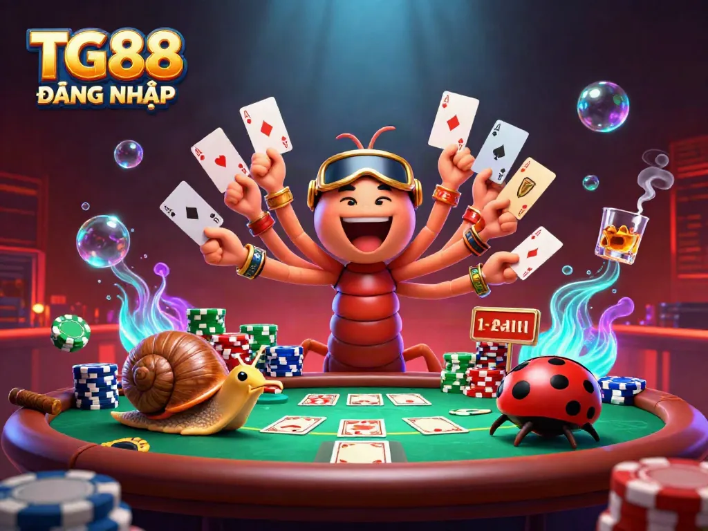 Engage with exciting TG88 ĐĂNG NHẬP casino gameplay featuring vibrant characters and dynamic elements.
