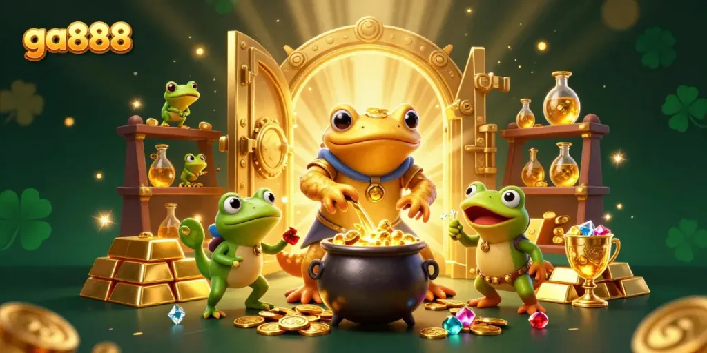 Experience the excitement of ga888 with golden alchemy and dynamic treasures in a 3D online casino adventure.