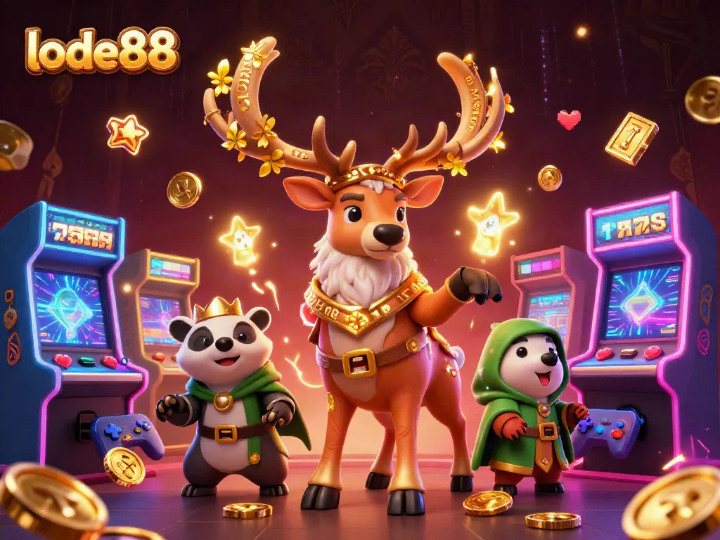 Engage in thrilling gameplay at lode88 with vibrant characters and dynamic casino elements.