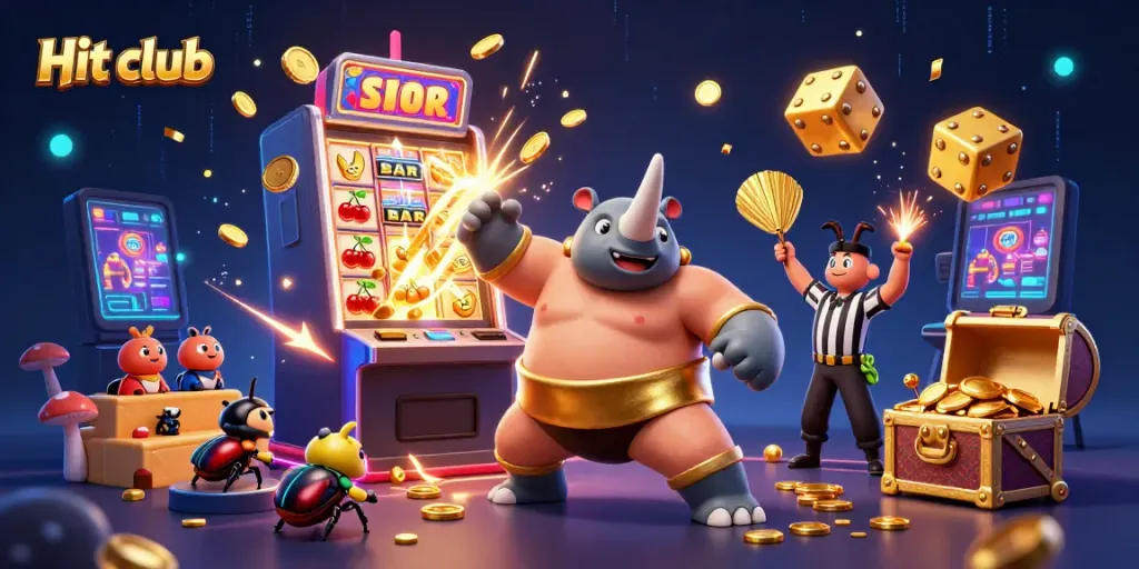 Experience thrilling gameplay at Hit club with dynamic characters and exciting casino elements.