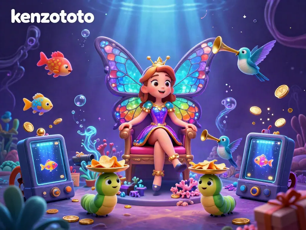 Engage in the thrilling fish shooting game at kenzototo with stunning underwater visuals and animated characters.