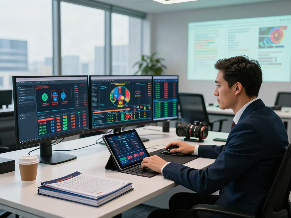 먹튀검증 추천 먹튀스팟 expert analyzing data in modern office