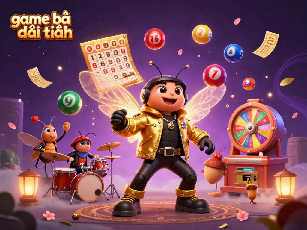 Experience the excitement of game bài đổi thưởng with vibrant characters and dynamic gaming elements.