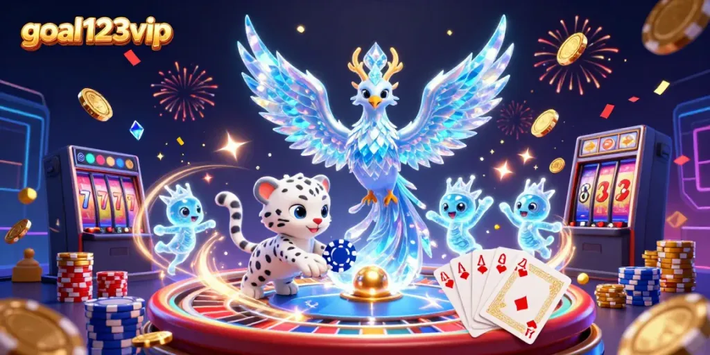 Experience thrilling gaming with goal123vip featuring enchanting characters and vibrant casino elements.